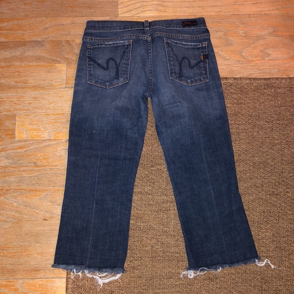 CITIZENS OF HUMANITY Size 29 Kelly #063 Low Waist Crop Stretch Jeans  $79 NEW - Picture 5 of 16